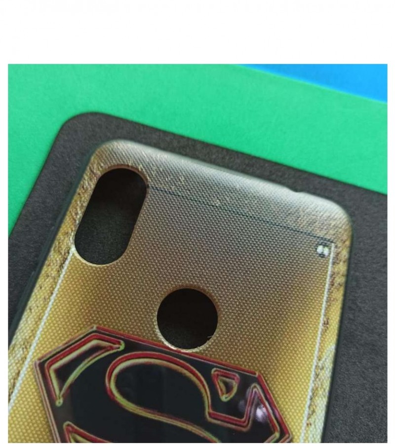 Xiaomi Redmi Note 5 Pro - UV Embossed Printed - Glossy Look - Silicon -Superman Gold - 070