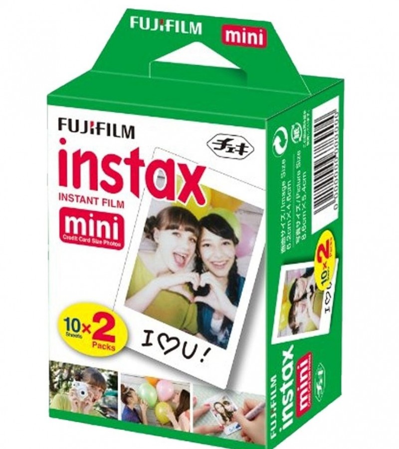 Fujifilm Instax Mini Film Instant Photo 20 Sheets Pack