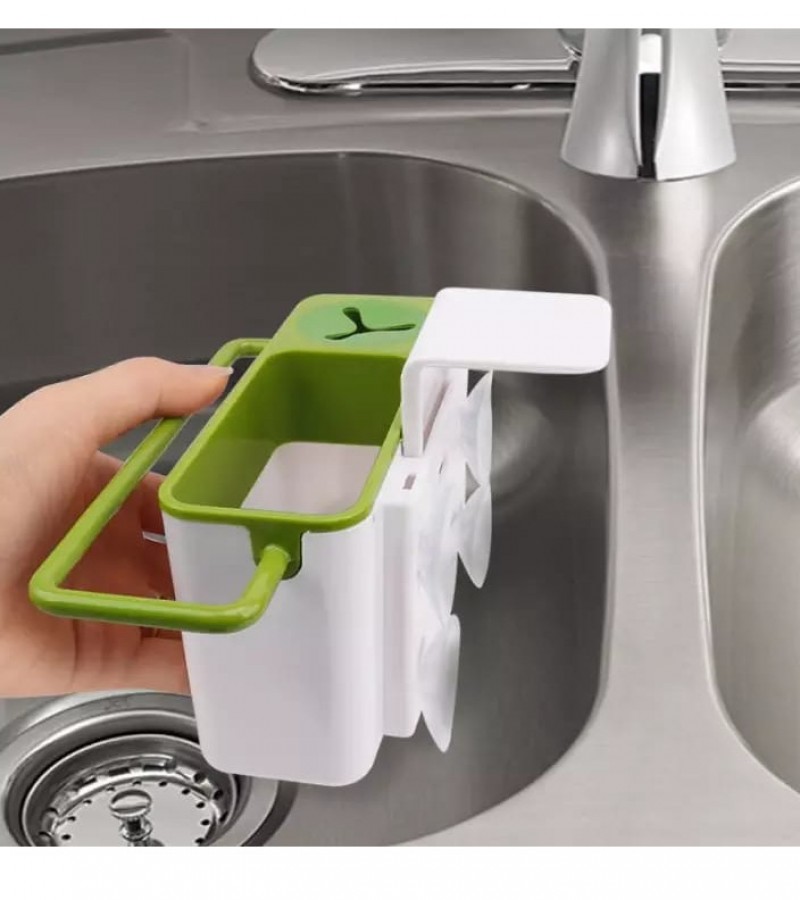 3 in 1 Sink Tidy Set Plus - Kitchen Sink Organizer with Built in Soap Dispenser, Dishwasher Liquid