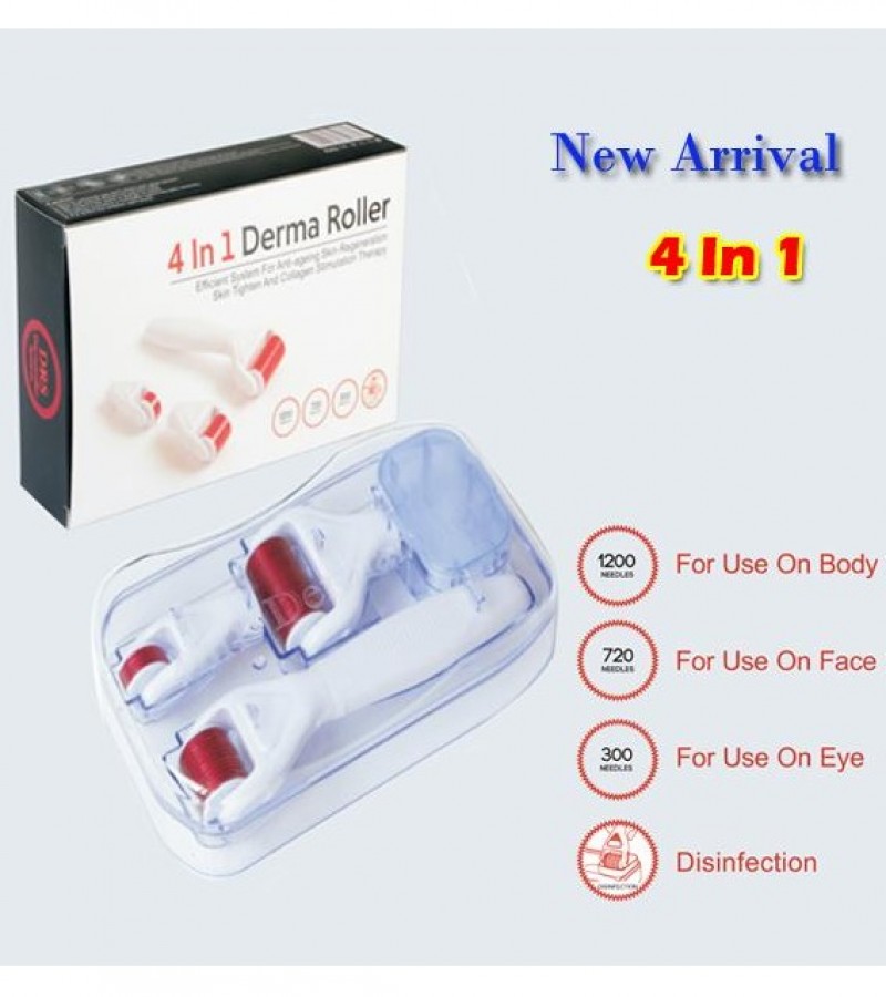 4 in 1 Microneedle therapy Derma Roller Kit - Restore and rejuvenate your skin