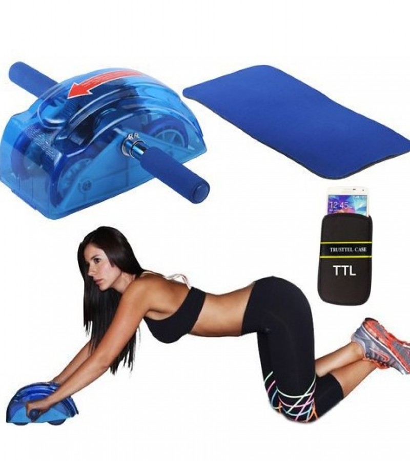 Abdominal Toner Ab Exerciser Roller Slide Machine Strength Fitness Home Gym