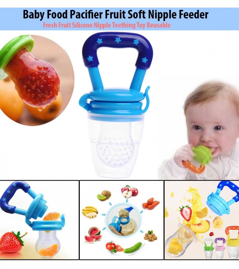 Baby Feeder Pacifier Food Feeding Fruit Fresh Silicone Teether Soother  Nibbler - Sale price - Buy online in Pakistan 