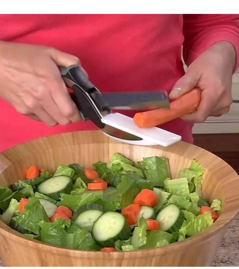 Clever Cutter 2 in1 Food Chopper Replace Your Kitchen Knives and Cutting Boards