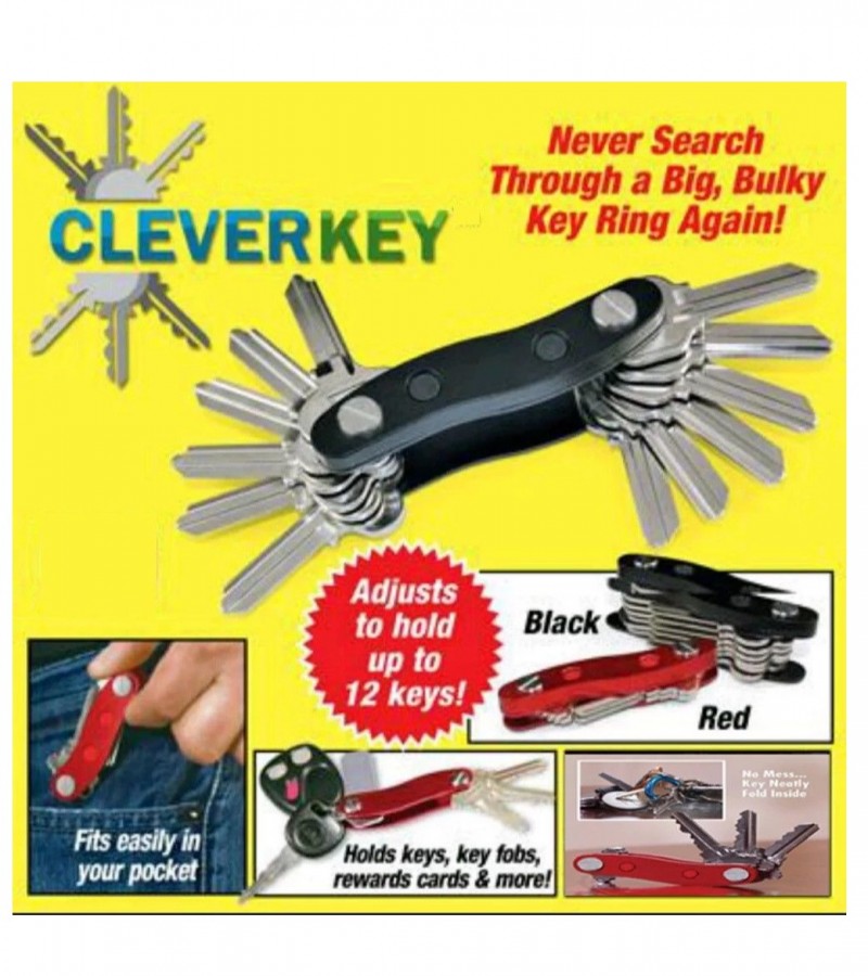 Clever Key Organizes To 12 Keys Smart Pocket Organizer