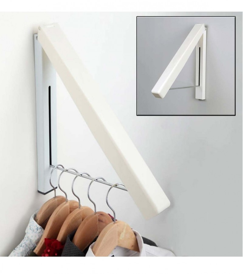 Folding Hidden Wall-mount Hanger Type Multifunctional Cloth Hanger 1Pcs