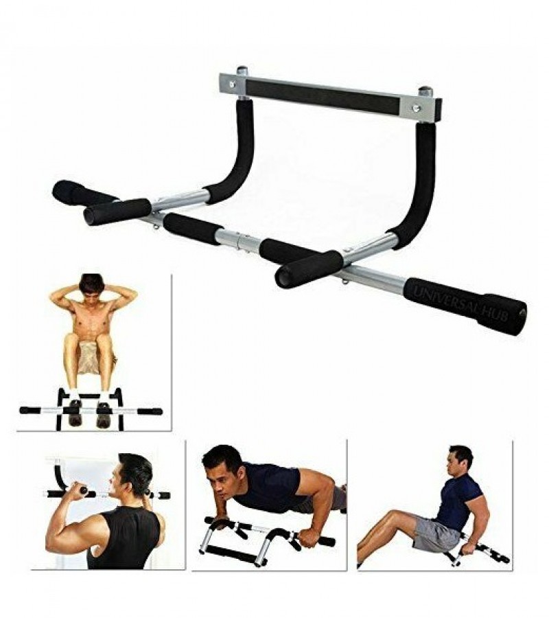 Iron Gym Pull Up Sit Up Door Bar Home Chin-Up Upper Body Workout Doorway Healthy
