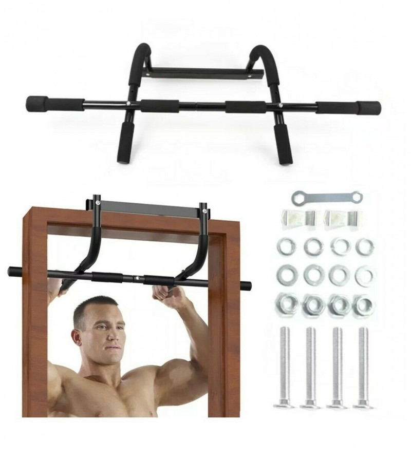 Iron Gym Pull Up Sit Up Door Bar Home Chin-Up Upper Body Workout Doorway Healthy