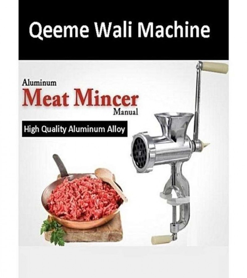 Meat Mincer Iron Manual Meat Grinder Mincer Table Hand Crank Tool For Kitchen