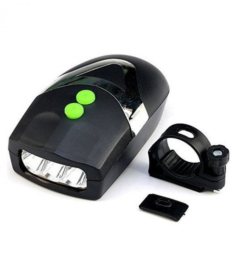 Mouse Shaped Bicycle/Cycle Horn With 3 LED Front Head Light Bike Horn Light