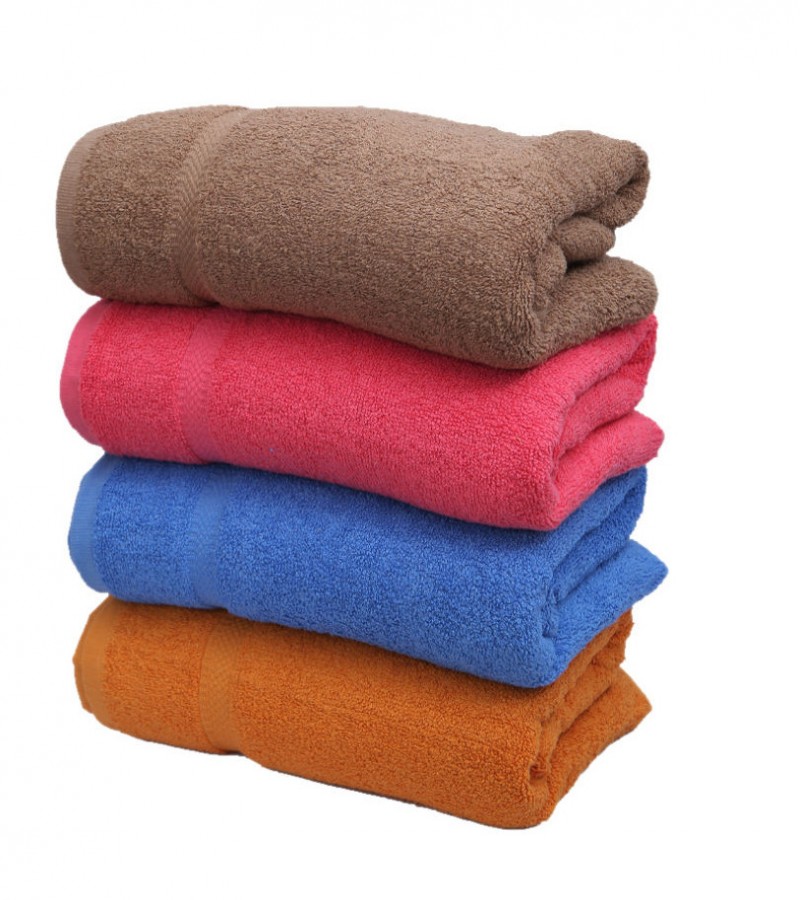 Multicolour Cotton Bath Towels 20 X 40
