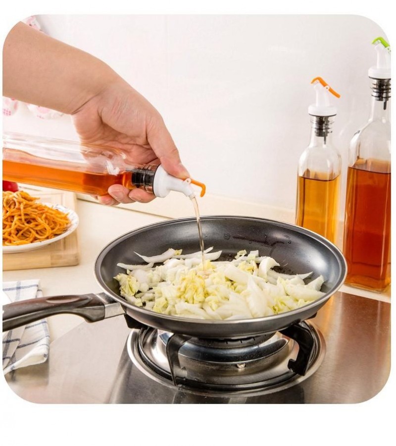 Olive Oil Dispenser Bottle Lever Release Pourer for Cooking Salad BBQ