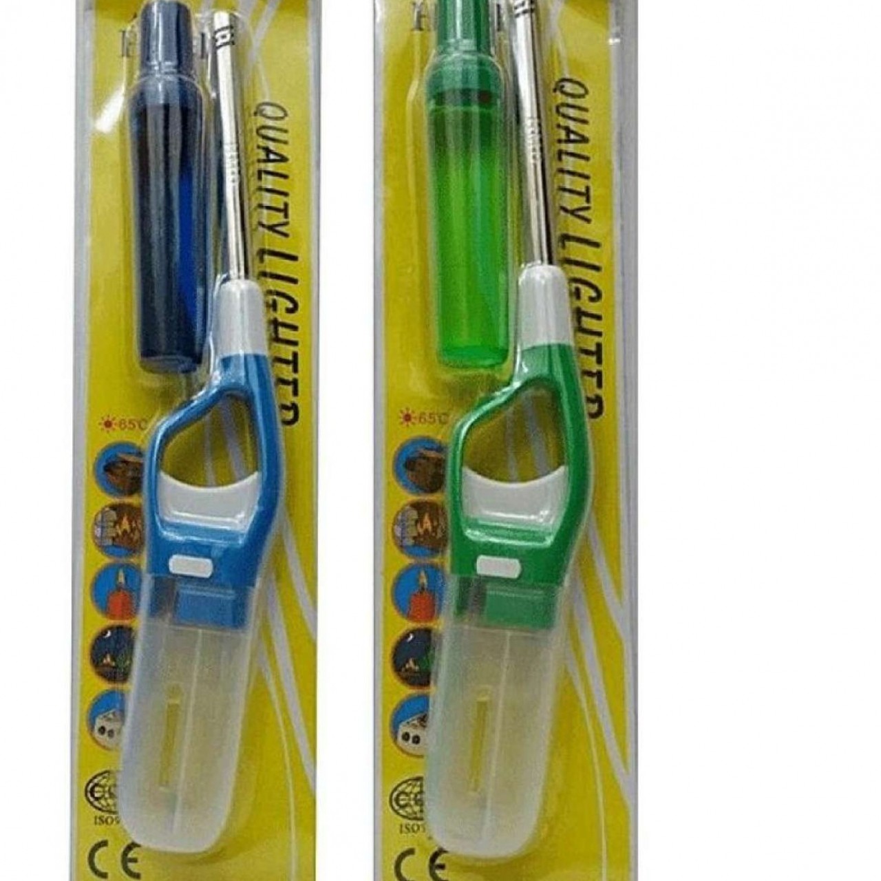Pack Of 2 - Gas Lighter For Kitchen With Refill - Multi Color