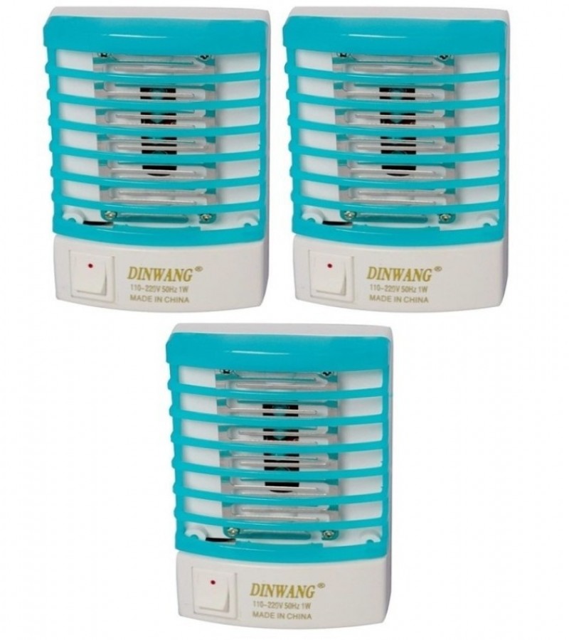 Pack of 3 Mosquito Killer Lamp Electron Go Out
