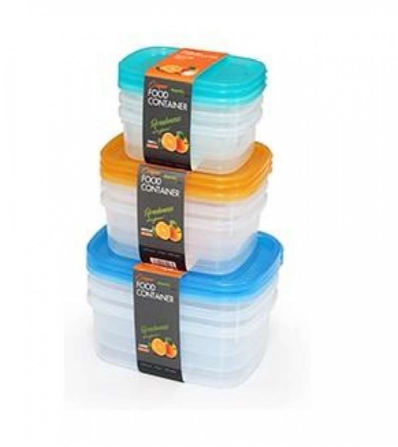 Pack of 9 Crisper Food Storage Container Set