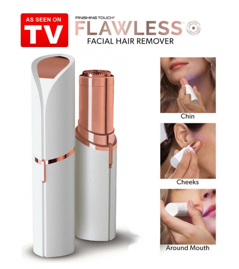 Non Rechargeable Facial Hair Remover for Painless Face Lip Chin Cheeks