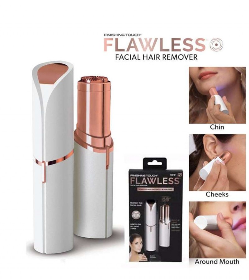 Non Rechargeable Flawless Facial Hair Remover With USB Cable Imported