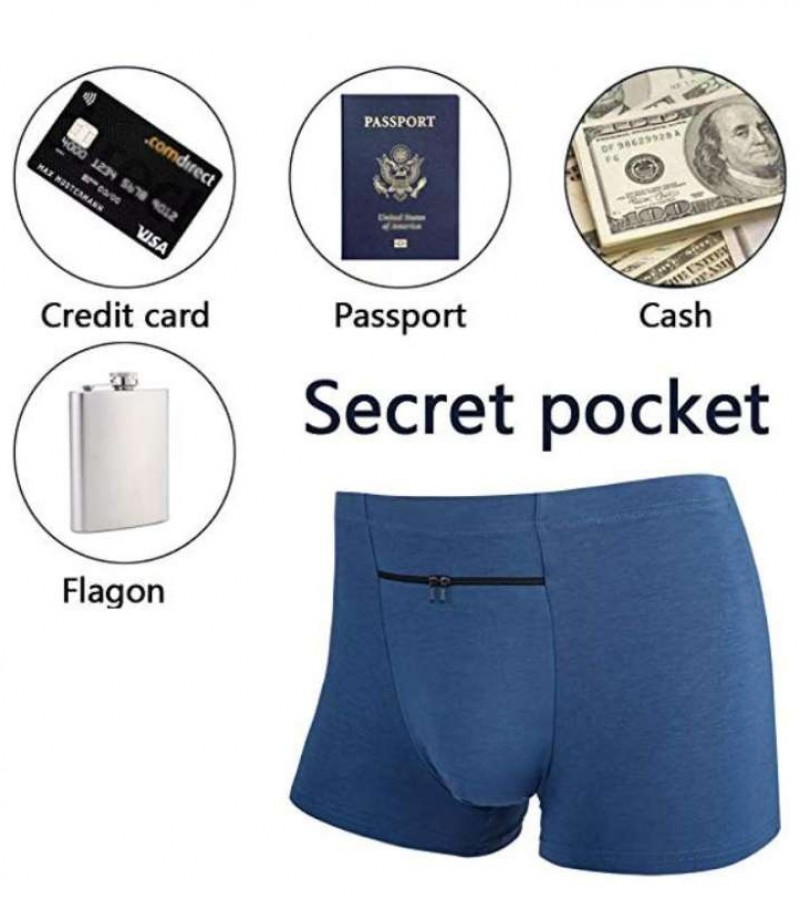 Secret Pocket Boxer Men Underwear