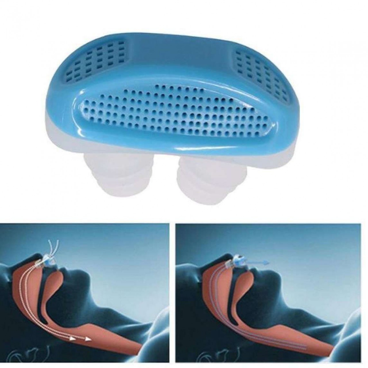 Silicone Anti Snore & Air Purifier Nasal Dilators Aid Device Stop Snoring Nose Sleep Clip