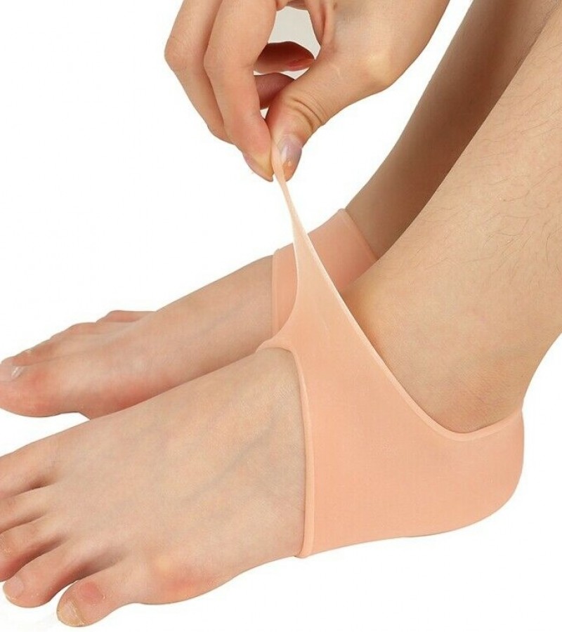 Unisex Silicone Relieve Heel Pain Anti-crack Cushion Protector Moisturizing Feet Care