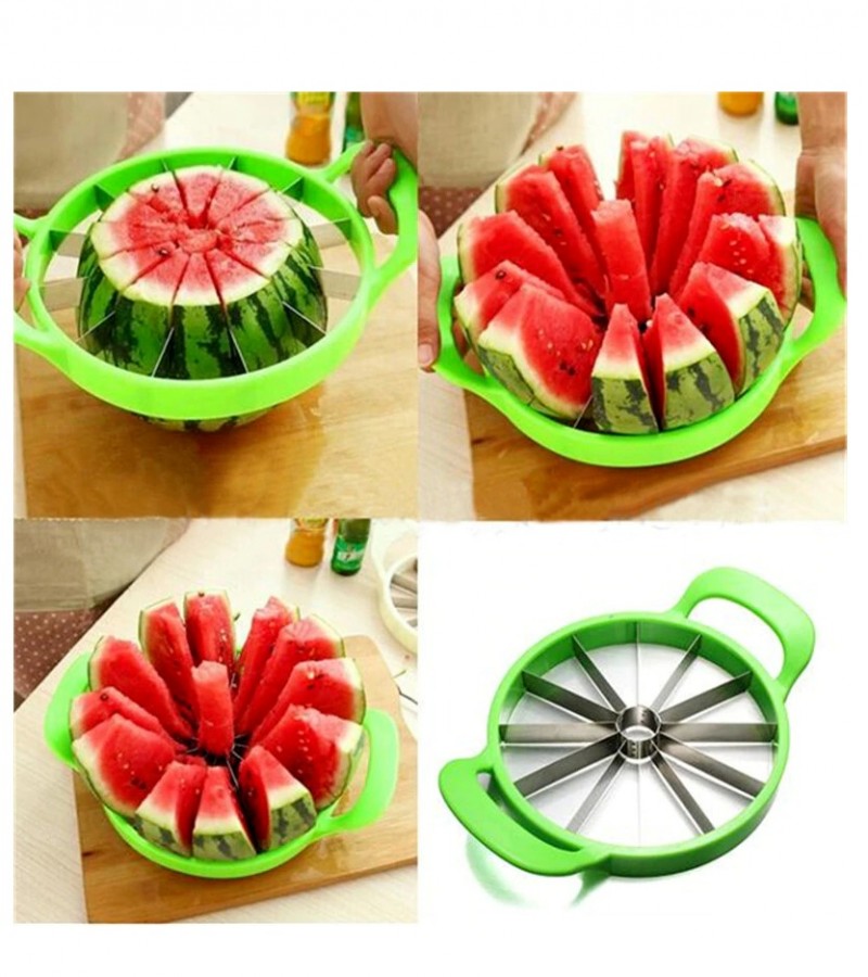 Watermelon Melon Stainless Steel Cutter Slicer Kitchen Tool