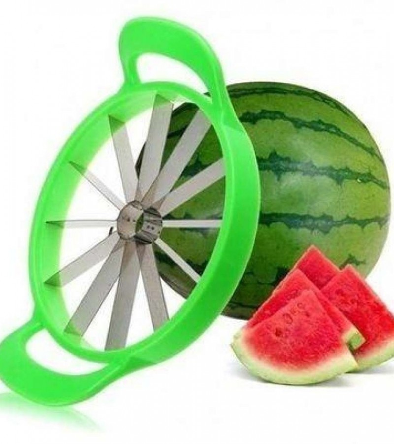 Watermelon Slicer Melon Cutter - Green