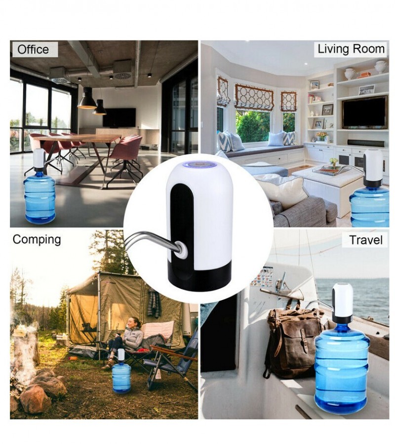 Wireless Electric Automatic Drinking Water Bottle Pump USB Chargeable Water Pump