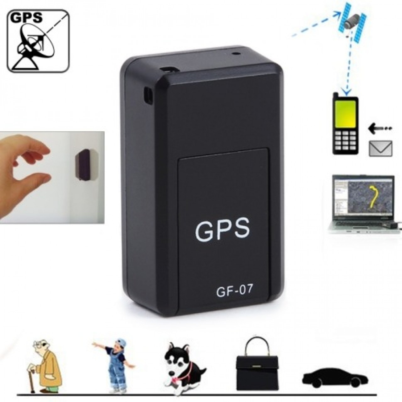 GF-07 GSM GPS Device For Vehicles