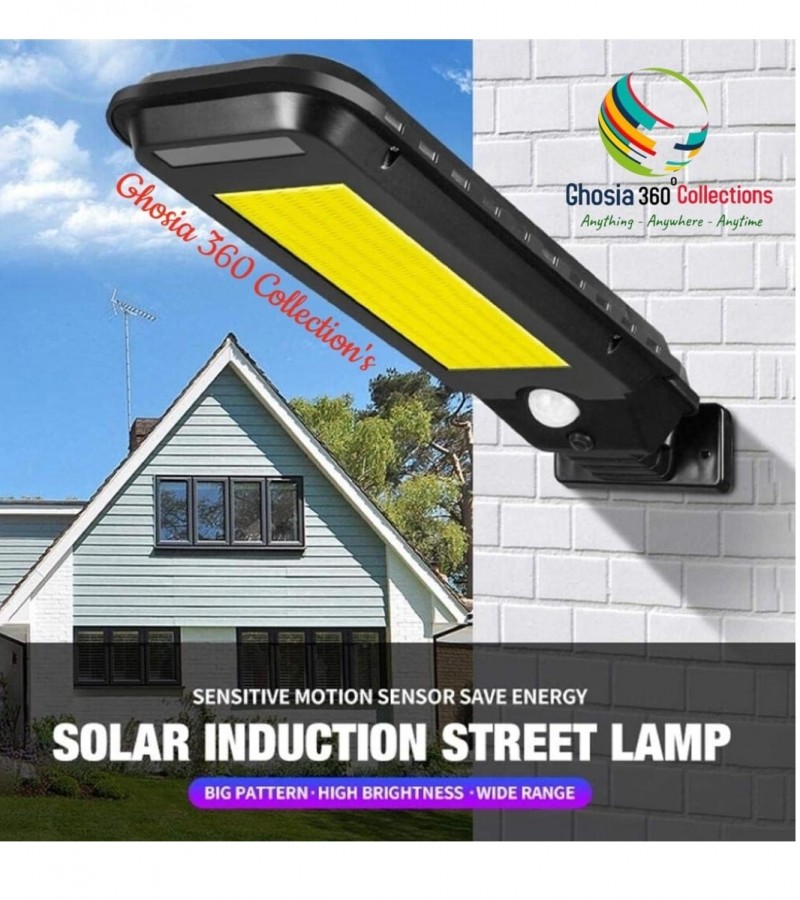 ​100 COB Outdoor Solar induction Street Motion Sensor Wall Lamp