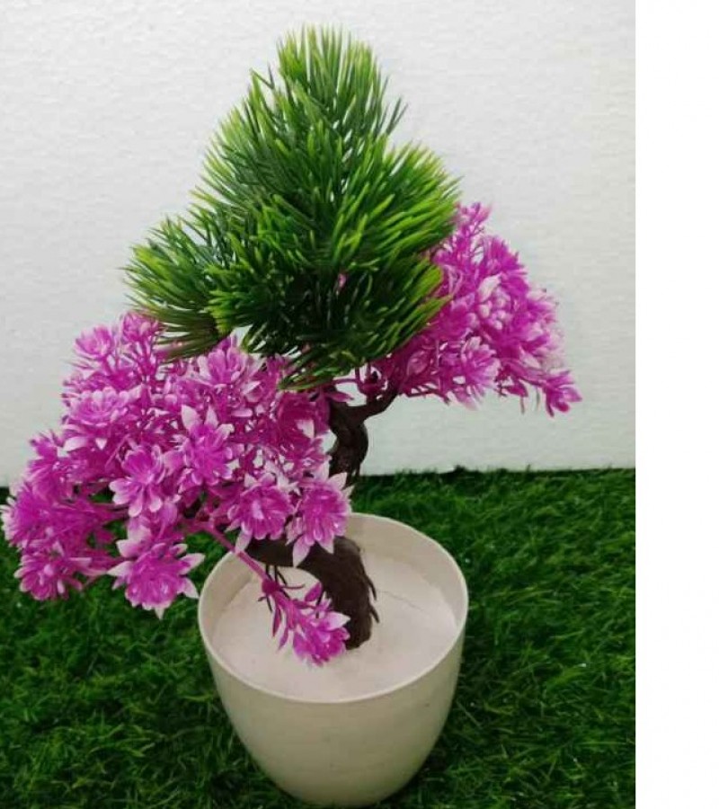 Artificial Beautiful Green & Purple ZicZac Plants GC-2092