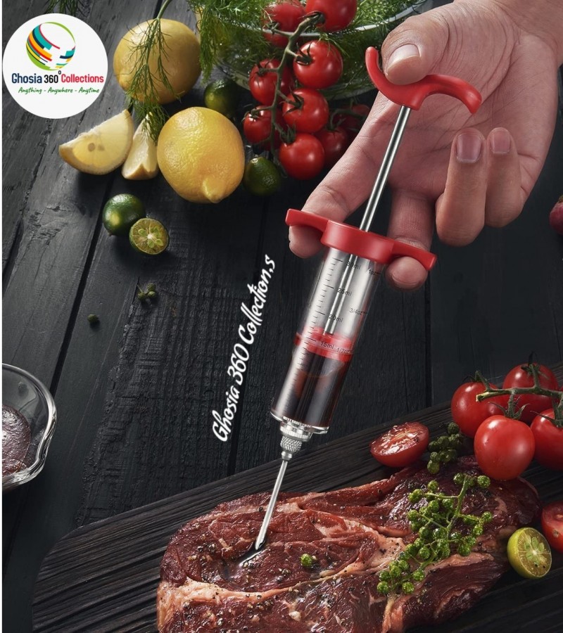 BBQ Meat Flavor Injector Needle Kitchen Tool Accessories Marinade Injector Chicken Flavor Sauces