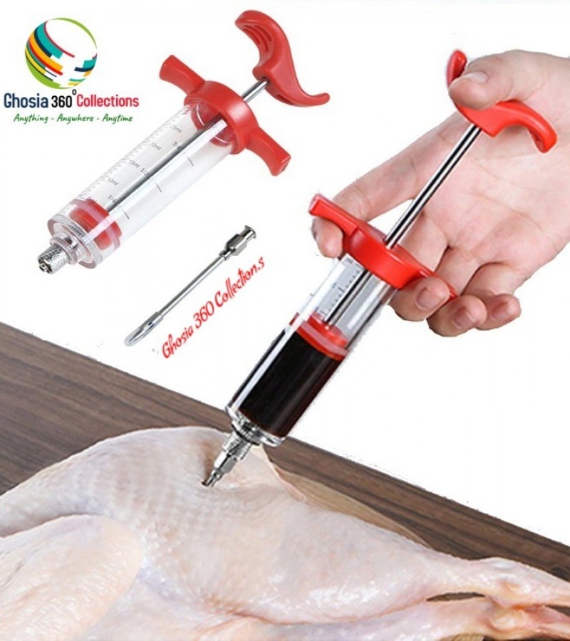 BBQ Meat Flavor Injector Needle Kitchen Tool Accessories Marinade Injector Chicken Flavor Sauces