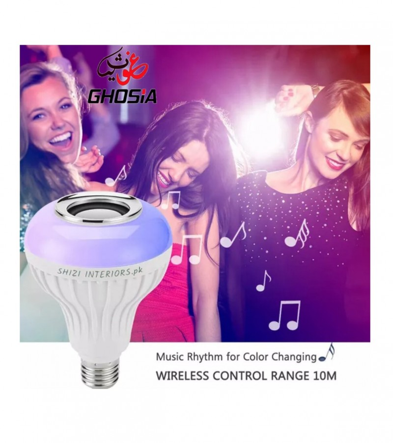 Bluetooth Speaker Bulb & Latest USB Options + 7 Colours LED Light Bulb