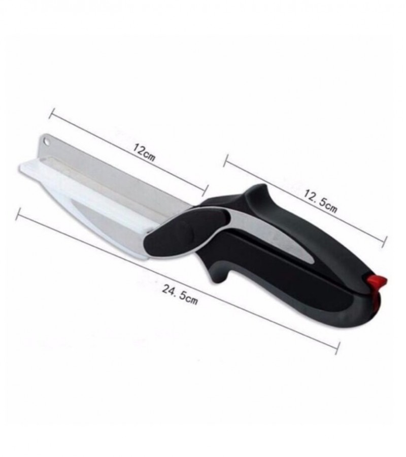 Clever Cutter - 2 in 1 Superior Quality Kitchen Knife with Spring Action GCK-51