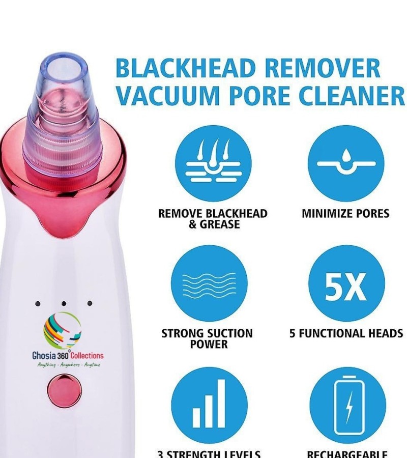 Electric Blackhead Remover Vacuum Acne Cleaner Black Spots Removal Facial Deep Cleansing Pore
