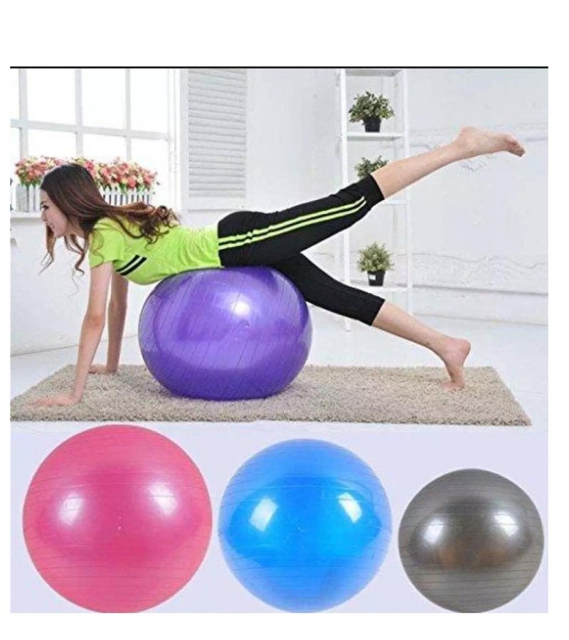 Exercise Gym Ball with Pump Anti-Burst Fitness GCK- 55 CM