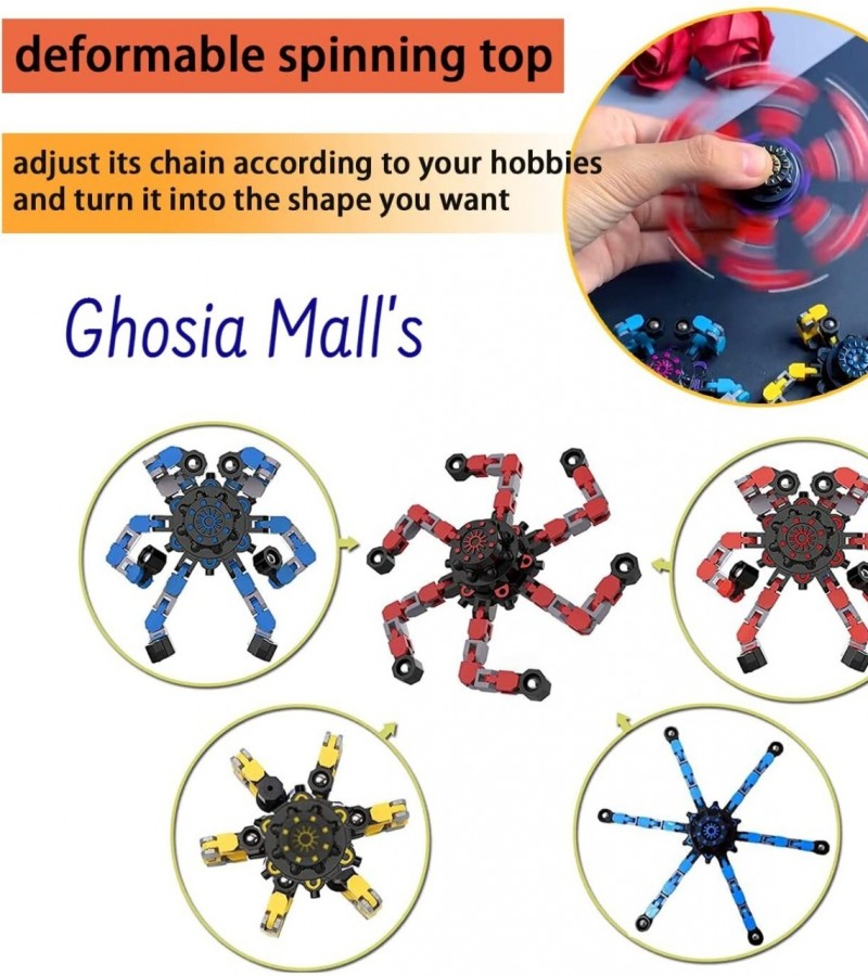 Fingertip Mechanical Top Fidget Spinner Toys & Mobile Holder for Kids & Adults