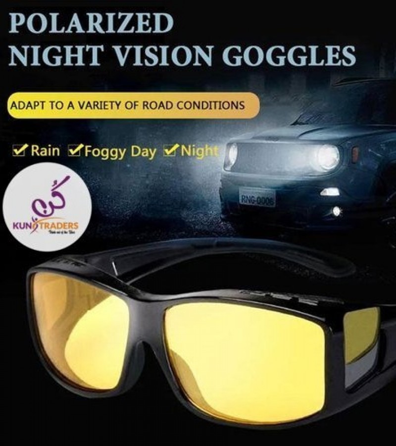 HD Vision Wraparounds -Sunglasses and Night Vision Glasses-Pack of 2 G