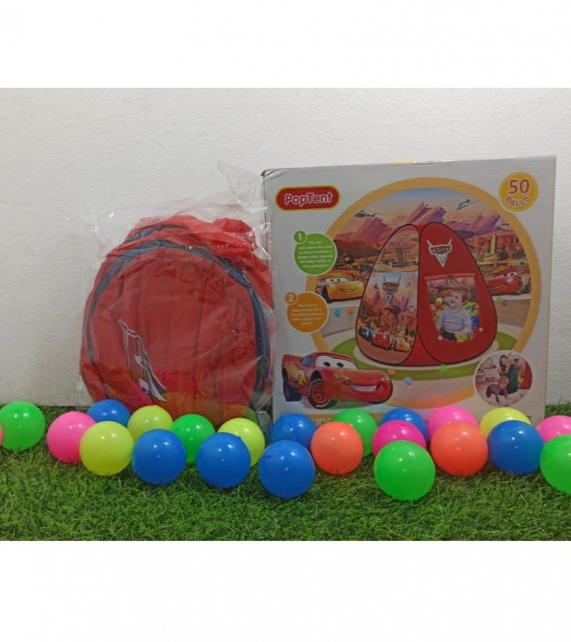 Kids Tent Play House with 50 Soft Plastic Balls GC-7003