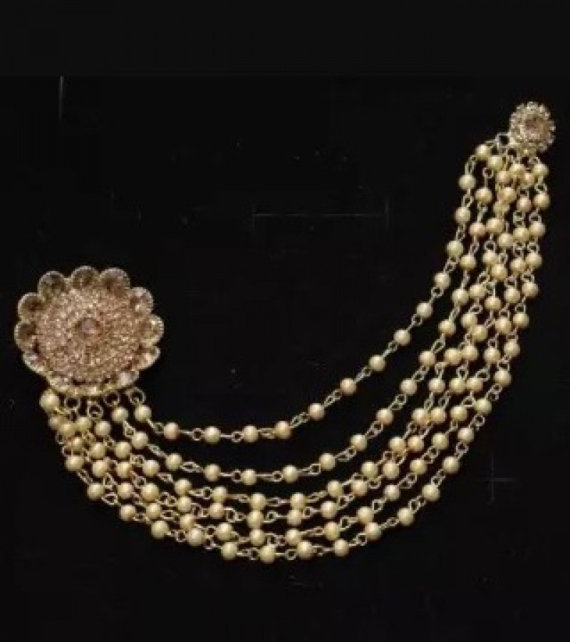 Sahara Earring Wedding Long Chain Jhumka Earrings For Women Ghosia 360 Collections GC-246