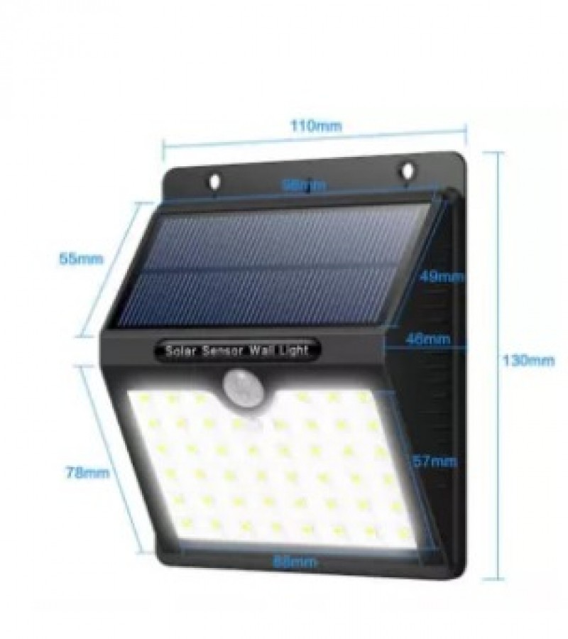 Solar Powered Motion Sensor LED Wall Light