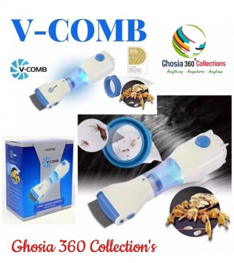V-Comb Electronic Head Anti Lice & Nit Eggs Removal Machine