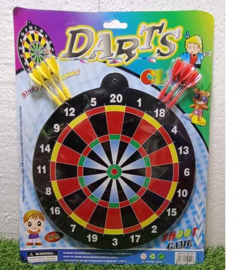 12" Magnetic Dart Board with 6 Darts Game Set
