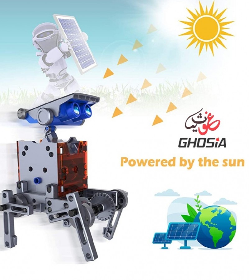 14 in 1 Solar Robot DIY Educational Kit Build Your Own Robot Kit Powered by the Sun Dynamic Robot