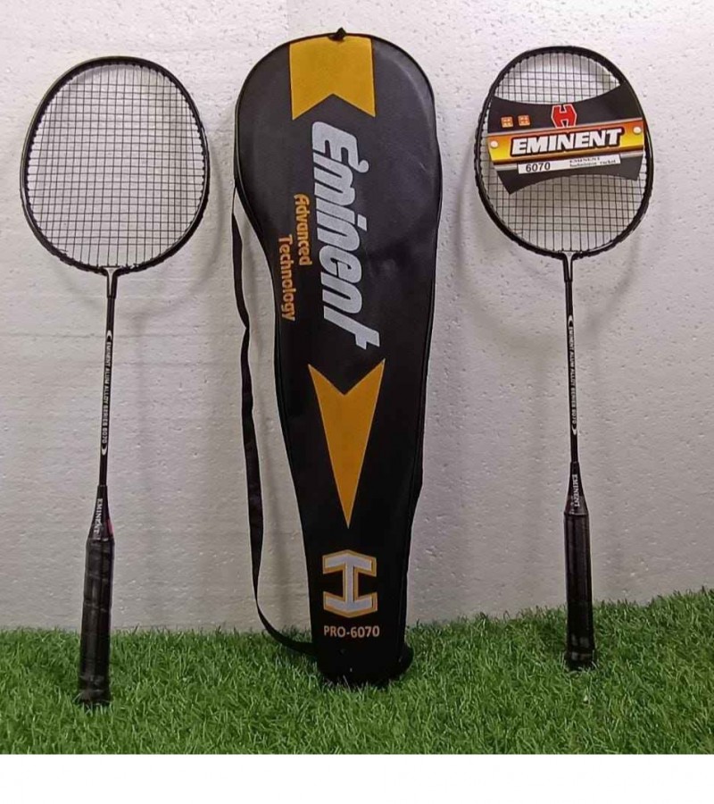 Badminton Racket Pair Eminent Pro 6070 with bag