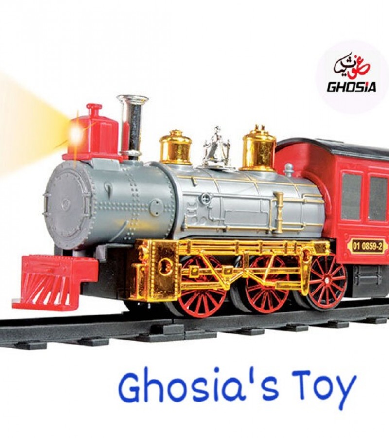 Battery Operated Simulation Electric Train & Train Set with Wide Size Track- 7199