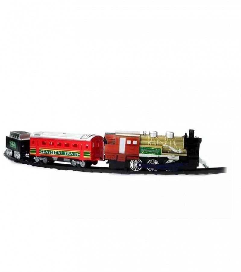 Battery Operated Simulation Electric Train & Train Set with Wide Size Track Toys for Kids