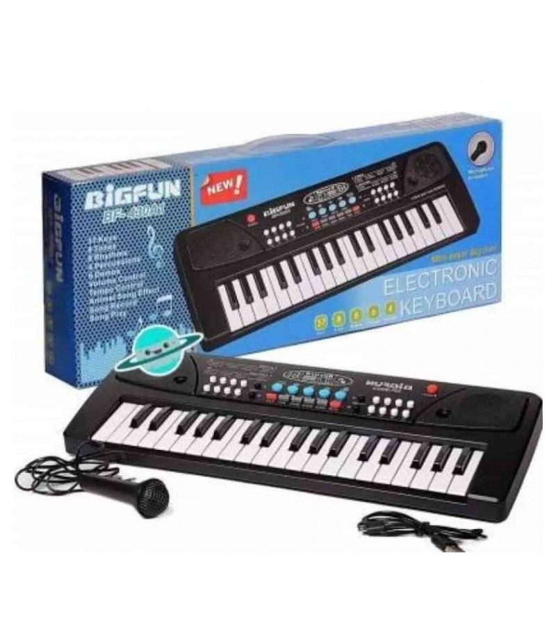 Big fun BF-430A 37 Keys Electronic Recording & Melody Mixing Keyboard Piano With Mic
