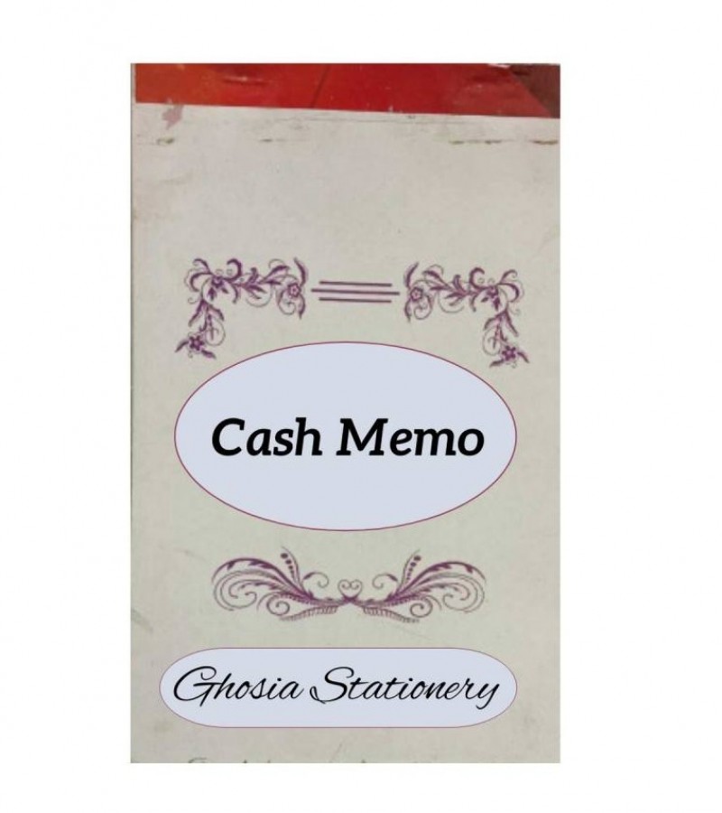 Cash Memo Billing Book