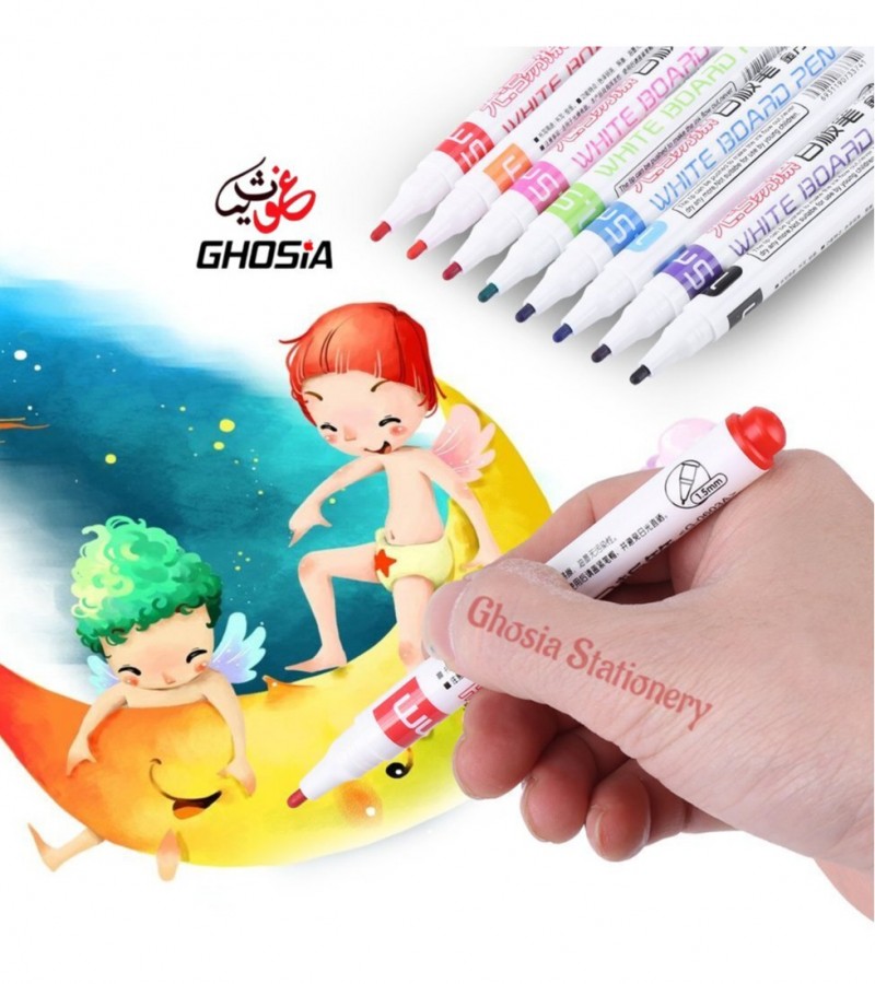 CHOSCH CH-H728 whiteboard pen, 8 colors whiteboard marker set