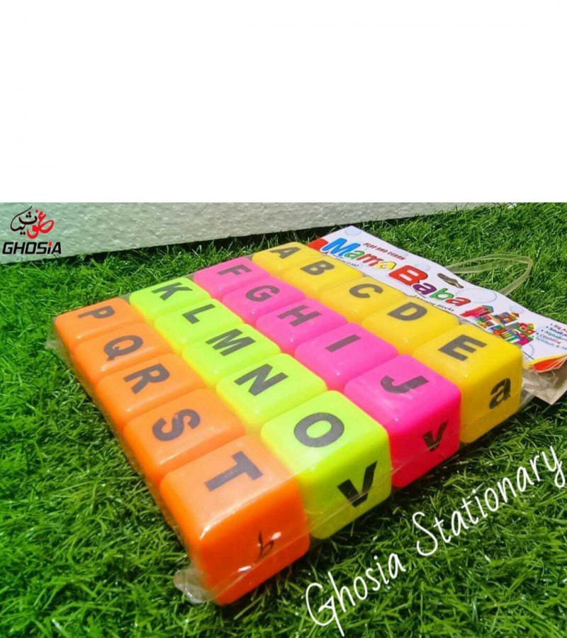 Early Learning ABC Alphabets, Counting, Small ABC, Symbols Learning Play Blocks Set ( 20 Pcs )-7060